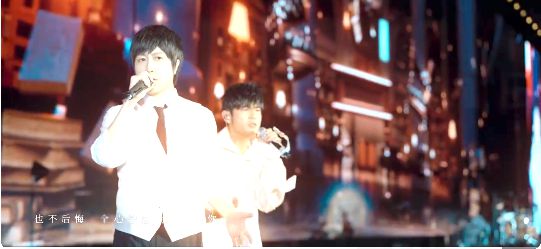 现在偶像演唱会MV中！章若楠追星周杰伦成功出(图3)