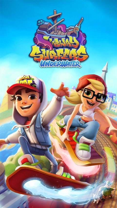 （地铁跑酷海底世界版本）Subway Surf
